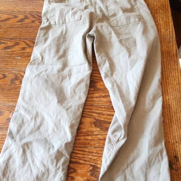 Frank & Eileen Kinsals Sage Green Italian Performance Linen Trouser Pant sz 10 - Picture 5 of 5